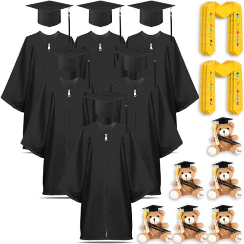Set 24 Pzas Disfraz Graduación Infantil con Osito miniatura 1