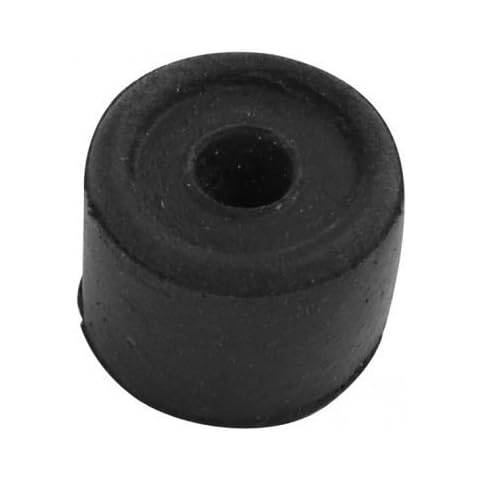 Dzina Rubber Door Stop Buffer 50mm (2 Inch) Black Pack of 1 Cover