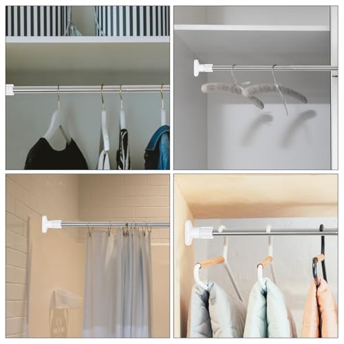 Tringle à rideau rétractable et barre de tension à haute capacité de maintien
