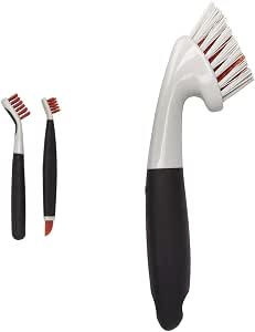 OXO Good Grips Grill Brush - Bristle-Free Coiled Design With Replaceable Head | Safe For Hot Grill Cleaning