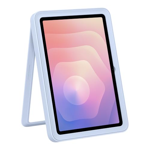 Coque Galaxy Tab S11 avec mode béquille et bumper antichoc robuste couleur bleu