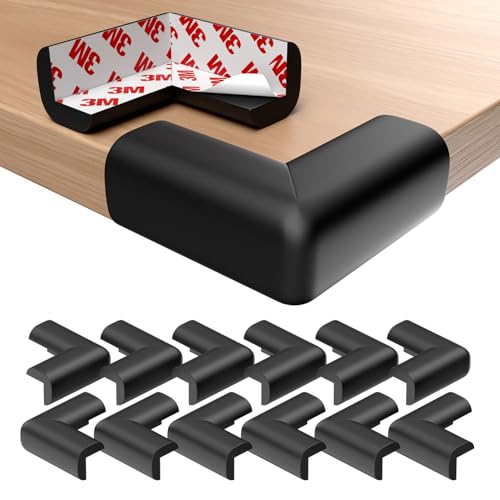 Septeamay 12 Stück Kantenschutz Baby, Eckenschutz Baby mit Kleber 3M,...