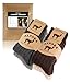 FORVEVO 4 Paar Alpaka Socken Herren 43-46, Wollsocken Damen, Warme...