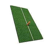 GOOHOCHY Tapete de Práctica de Golf Interior con Cojín Protector y tee Alfombra para Entrenamiento de Swing Casa u Oficina