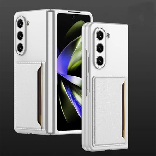 Housse rigide Galaxy Z Fold5 argent au design ultra-mince et finitions créatives