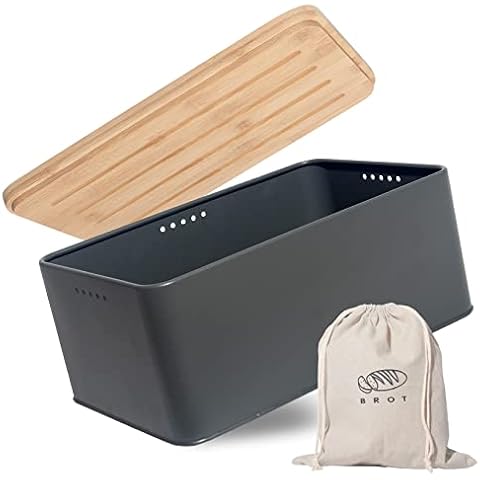 Theo&Cleo Panera con Tabla de Cortar y Bolsa de Lino Cover