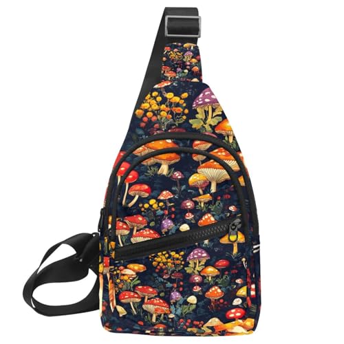 Sac à dos à bandoulière biscuits et houx multicolore de 30x18cm pour le quotidien