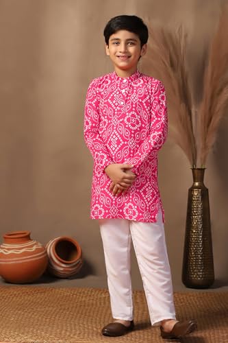 Image of Fashion Dream Boy's Cotton Blend Kurta Pyjama Set|Kids ethnic wear boys|Kurta set for boys|Kurta pajama set for kids