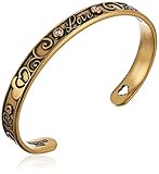 Alex and Ani Love Rafaelian Gold Cuff Bracelet