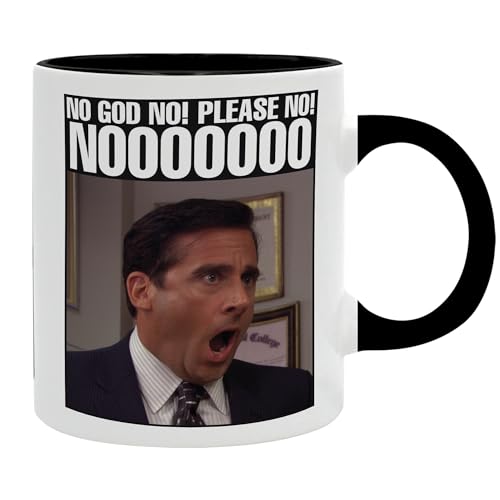 ABYSTYLE Taza de cerámica novedosa de The Office Michael Scott para café y té 320ml / 11oz