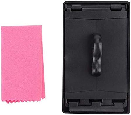 Miniatura 3 de Limpiador de cuerdas de bajo y guitarra, limpiador de cuerdas herramienta de limpieza y mantenimiento para amantes de la música (negro)