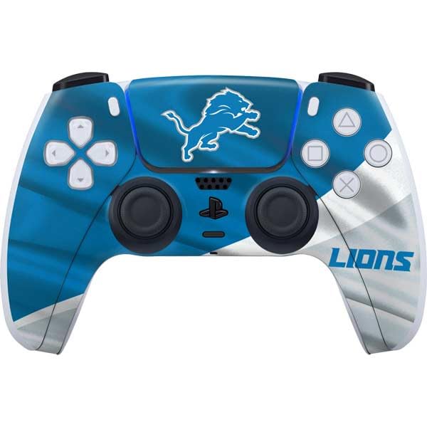 Skinit Decal Gaming Skin Compatible with PS5 Controller - Officially Licensed NFL Detroit Lions Design