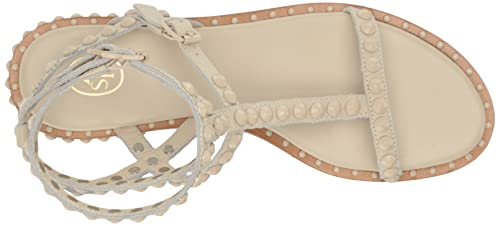 Image of Ash Play Bis Tonal-Studded Flat Sandal for Women, Chic Open-Toe Design, Comfortable Footbed, Durable Sole, Ideal for Casual Outfits