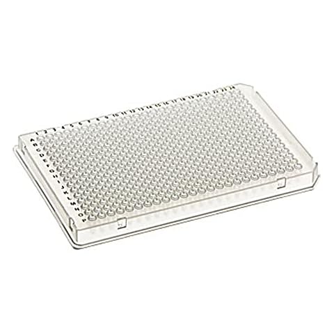 labForce 1148A92CS, Amplifyt 384-Well PCR Plate, Light Cycler, 2-Notch, White, Pack of 100 Cover