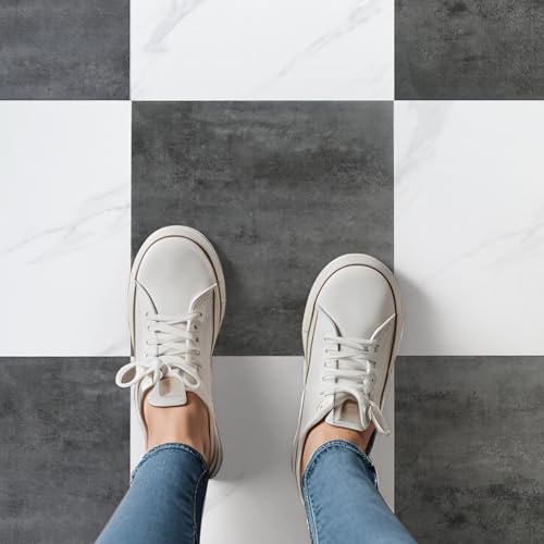 Dark Slate Marble Vinyl Tiles