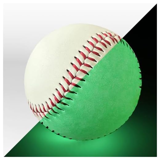 Forcebucket 2 Pack Glow in The Dark Baseball Light up Glow Balls for Playing Catch and Hit Games at Night Official Size Gift for Teenagers and Adults, and Baseball Fans Outdoor