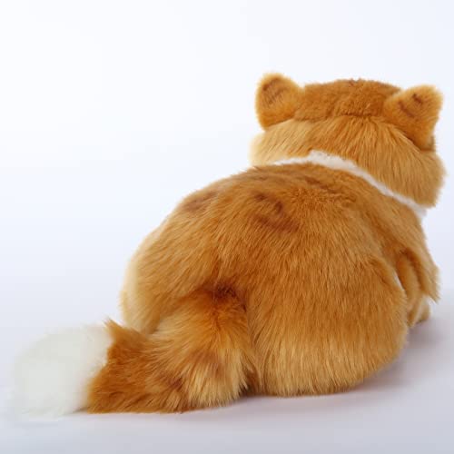 Image of CU-MATE Adorable Stuffed Animals Cat -Handmade Plush Soft Cat -Present Gift for Boys /Girls (Tabby Cat)