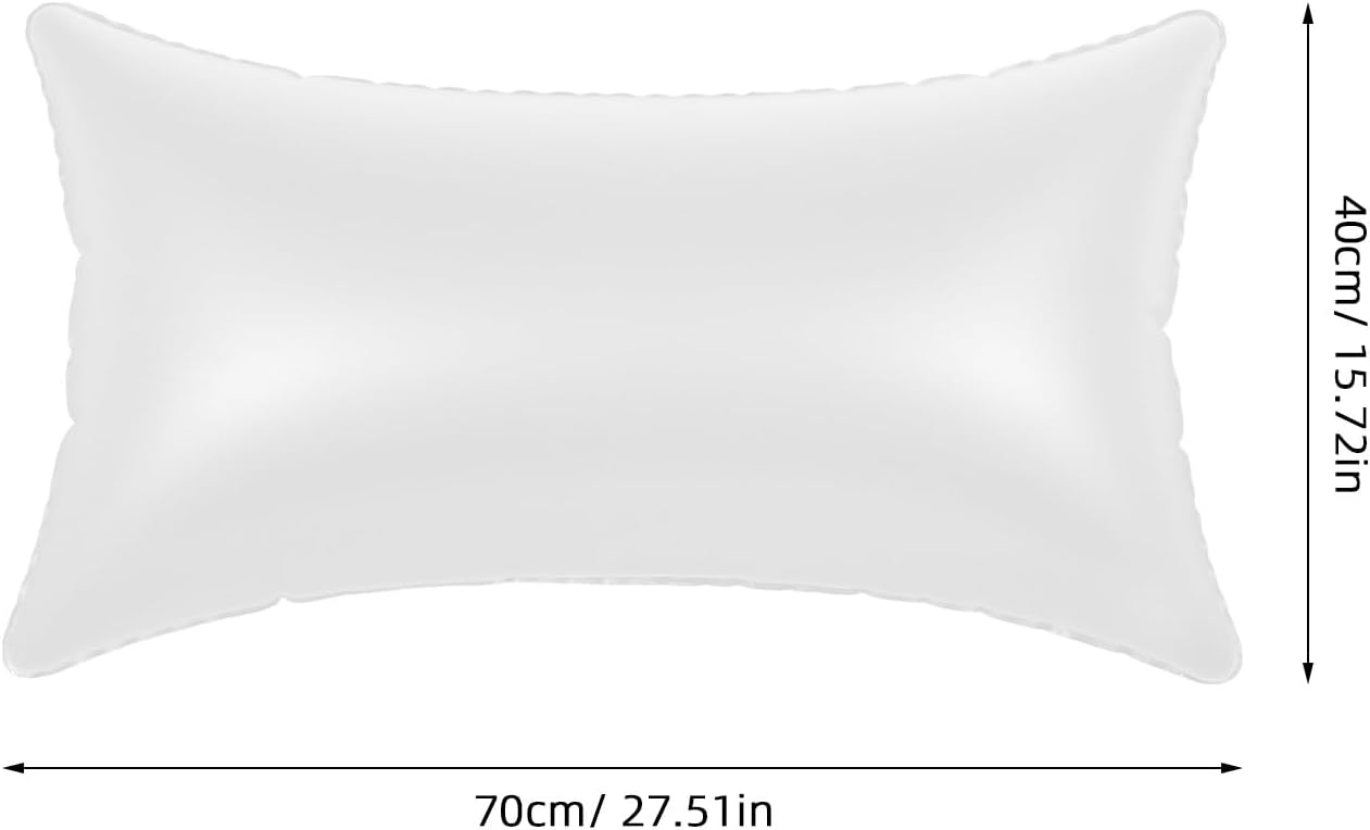 Inflatable Throw Cushion Pillow Insert Frosted Portable Camping Pillow 40x70cm Lightweight Outdoor Travel Cushion for Backpacking and Hiking