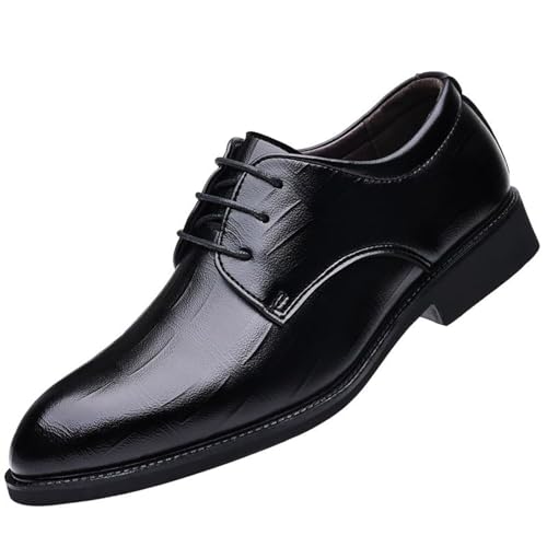 Men's Comfortable Fashion Dress Shoes Wedding Formal Modern Business Pointed Toe Non-Slip Softsole Oxford Shoes