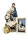Christmas Nativity Music Box Statue – One Piece Holy Family Figurine with “O Come All Ye Faithful” Melody, 7.5” Tabletop Religious Décor with Ornament & Prayer Card Gift Set