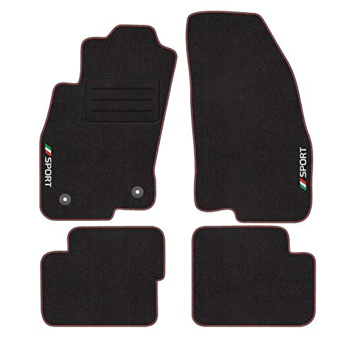 Motohobby Sport - Set di tappetini in velluto per