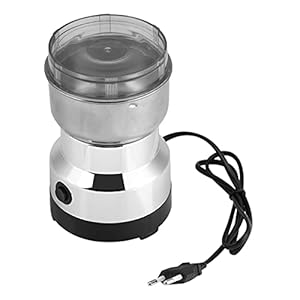 Elektrische koffiemolen, roestvrijstalen koffiemolen, 100-200 W koffiemolen, multifunctionele molen, voor koffiebonen, kruiden, noten, korrels, specerijen