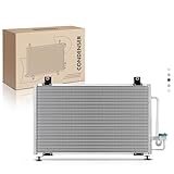 Replacement Parts for New AC Condenser A/C Air Conditioning w/ Bracket for Kia Rio 2001-2002 L4