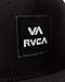 RVCA mens Adjustable Snapback Trucker Hat, Rvca Trucker/Black/White, One Size US