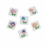 Mermaid Glitter Tattoo Assortment - 72 pcs