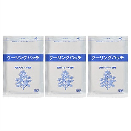 Amazon.co.jp: クーリングパッチ 10×14cm 10枚入り (3袋(30枚  