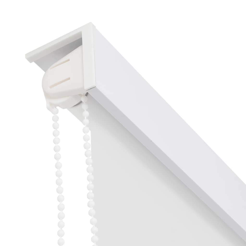 Rideau de Douche à Rouleau Store, résistant à l'eau, séchage Rapide et Facile à Nettoyer, Blanc (à moitié Transparent), 140x240 cm