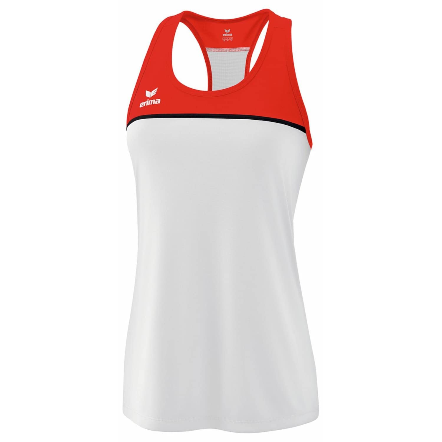 Erima Women's „Change Lightweight Tank top, White/red/Black, 34