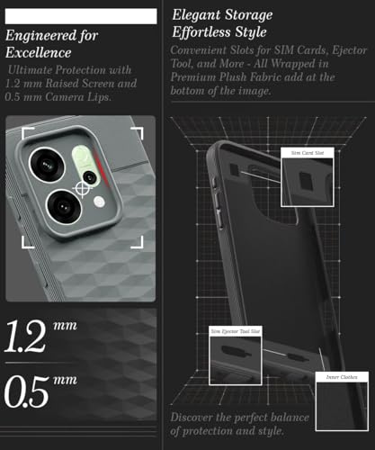 Image of WOW IMAGINE Silicone Back Cover for Oppo Reno 14 5G with Hexa Cube Design (Olive Green)