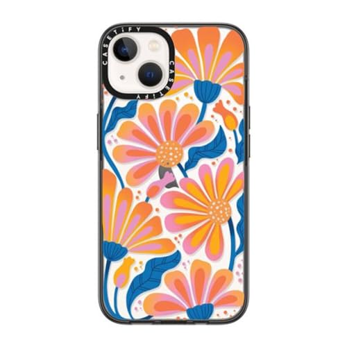 Coque iPhone 14 fine CASETiFY Lazy Daisy ideale pour le quotidien et les sorties
