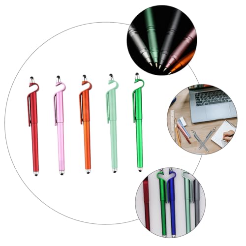 Bolígrafos de gel de material ABS resistente con puntero capacitivo sensible 6