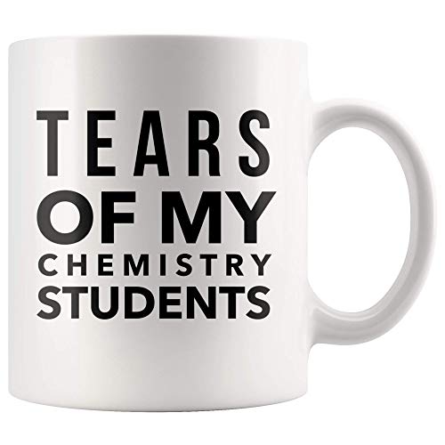 Panvola Tears of My Chemistry Students Funny Gift To Science Teacher Graduation Appreciation To Professor Ceramic Coffee Mug (11 oz) by Panvola - Used condition - US$10.08