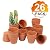 BLQH [26 Pack] 4" Planter Nursery Pots Clay Pots Terracotta Pot Clay Ceramic Pottery Planter Cactus Flower Pots Succulent Nursery Pots Garden Terra Cotta Pots with Drainage Hole