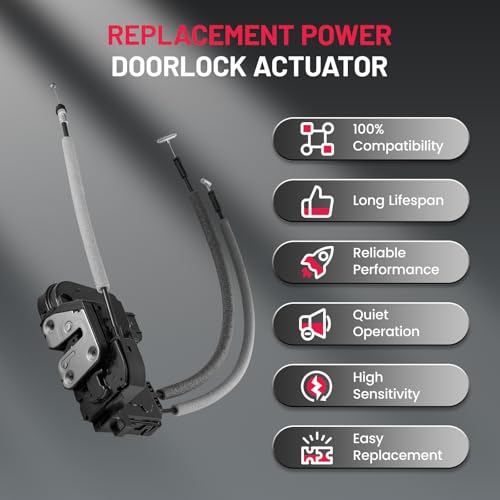 Image of SYERAL Power Door Lock Actuator Front Right Driver Side Compatible with Kia Sportage 2011-2016 Replacement for 813203W010 813203W000