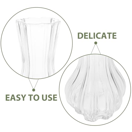 Vase en verre moderne de table de mariage et bureau chic - 8