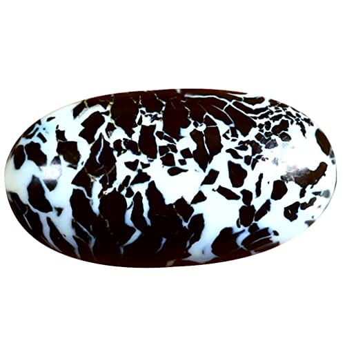 Opale boulder d'Australie multicolore de 4.01 carats, pierre précieuse cabochon fantastique 16x9mm
