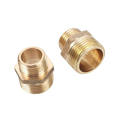 Connecteur 1/2 vers 3/4 en laiton massif pour raccord d'eau durable - 2