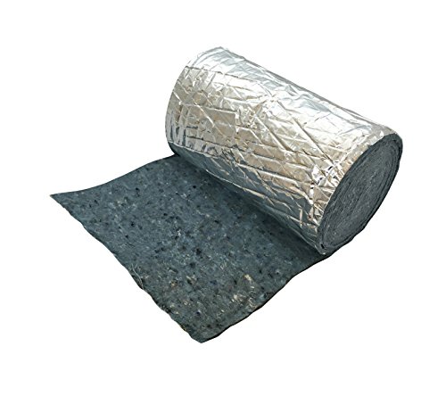 Frost King CF55 Foil Backed 'No Itch' Natural Cotton Duct Wrap, 12-Inch x 1-Inch x 15-Feet
