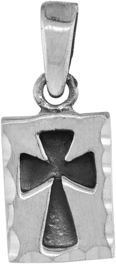 Cross Pendant for Women Diamond-Cut 