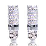 LiTlight E27 LED Bulbs 10W, ES Edison Screw Light Bulbs 1100LM, 3000K Warm White, 100W Halogen Equivalent, E27 Corn Light Bulb for Home Ceiling Lights, Non-Dimmable, Pack of 2