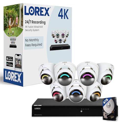 Lorex AZN4K4SL-167WD Fusion 4K Security Camera System cover