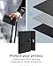 Spigen Life for Passport Card Cover Holder RFID Blocking Technology with AirTag 2nd/1st Gen (not included) Compartment Wallet Travel Documents Organizer Protector Accessories w/SIM Card Pin - Black