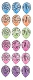 Qualatex Neon Safari Assortment Latex Balloons, 11-Inch 25 Per Pack