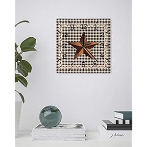 Wallclockbarnstartexasbatteryoperatedclockswoodensilentnontickingwallclock10inchclassiccountryprimitiveblackwoodsquarewallclockforlivingroombedroomofficeshoolhomedecor Urban Country Home Decor Wall clock barn star texas battery operated clocks wooden silent non ticking wallclock 10 inch classic country primitive black wood square wall clock for living room bedroom office shool home decor urban country home decor