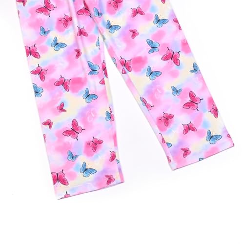 Image of Mirawise Girls 3 Pc Pajamas Sleepwear Cotton Pjs Clothes Set 4-13 Years