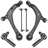 LCWRGS 6pc Front Suspension Kit for Honda Odyssey 2011 2012 2013 2014 2015 2016 2017, 2 Lower Control Arm Ball Joints 2 Outer Tie Rod Ends 2 Sway Bar Links